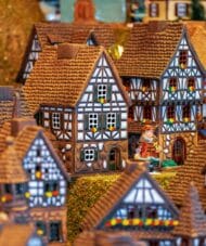 Christmas decorations in Alsace