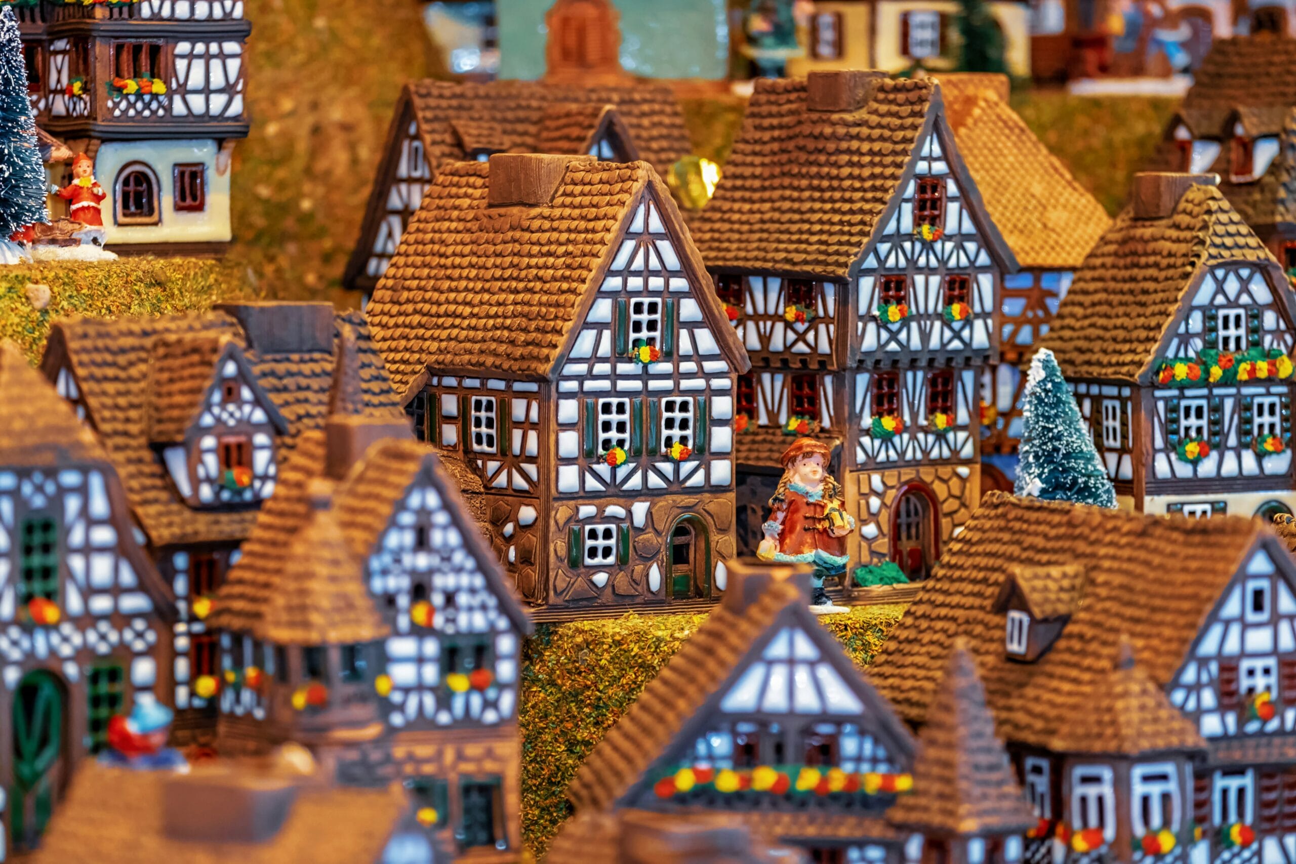 Christmas decorations in Alsace