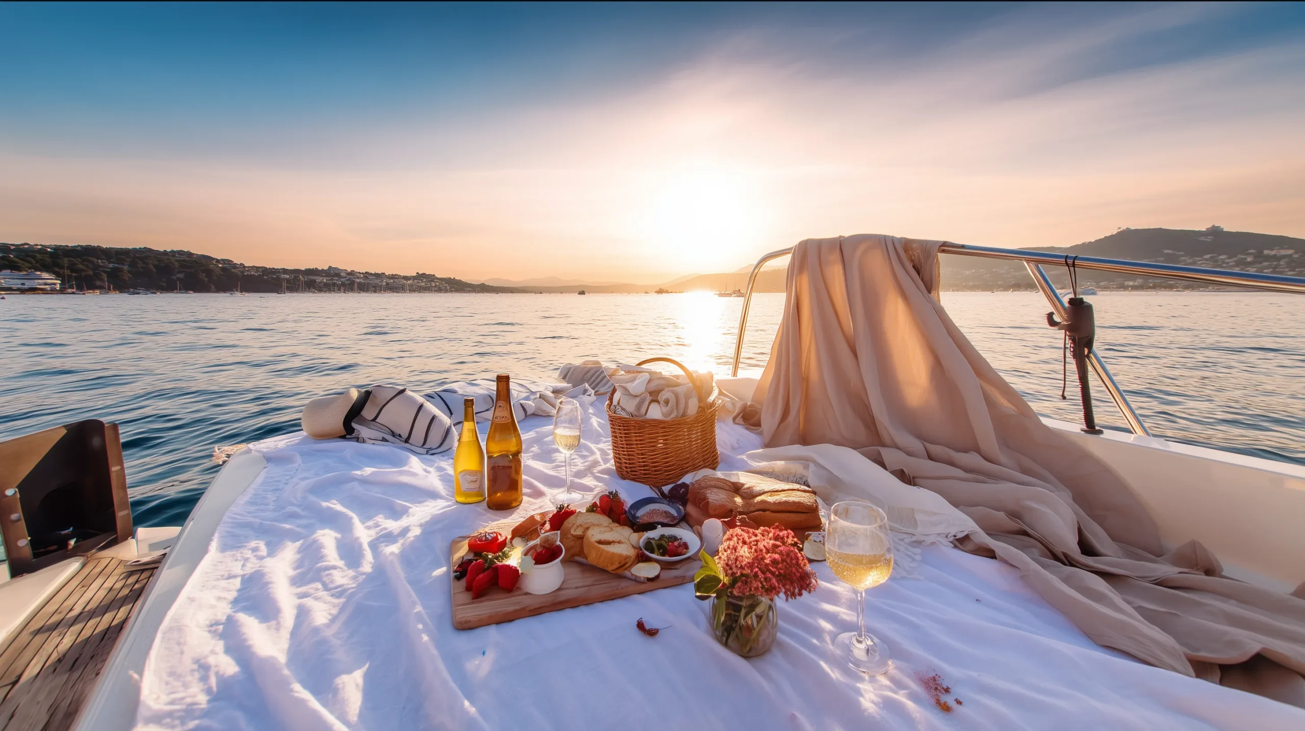 Paris view over the Seine and Notre-Dame