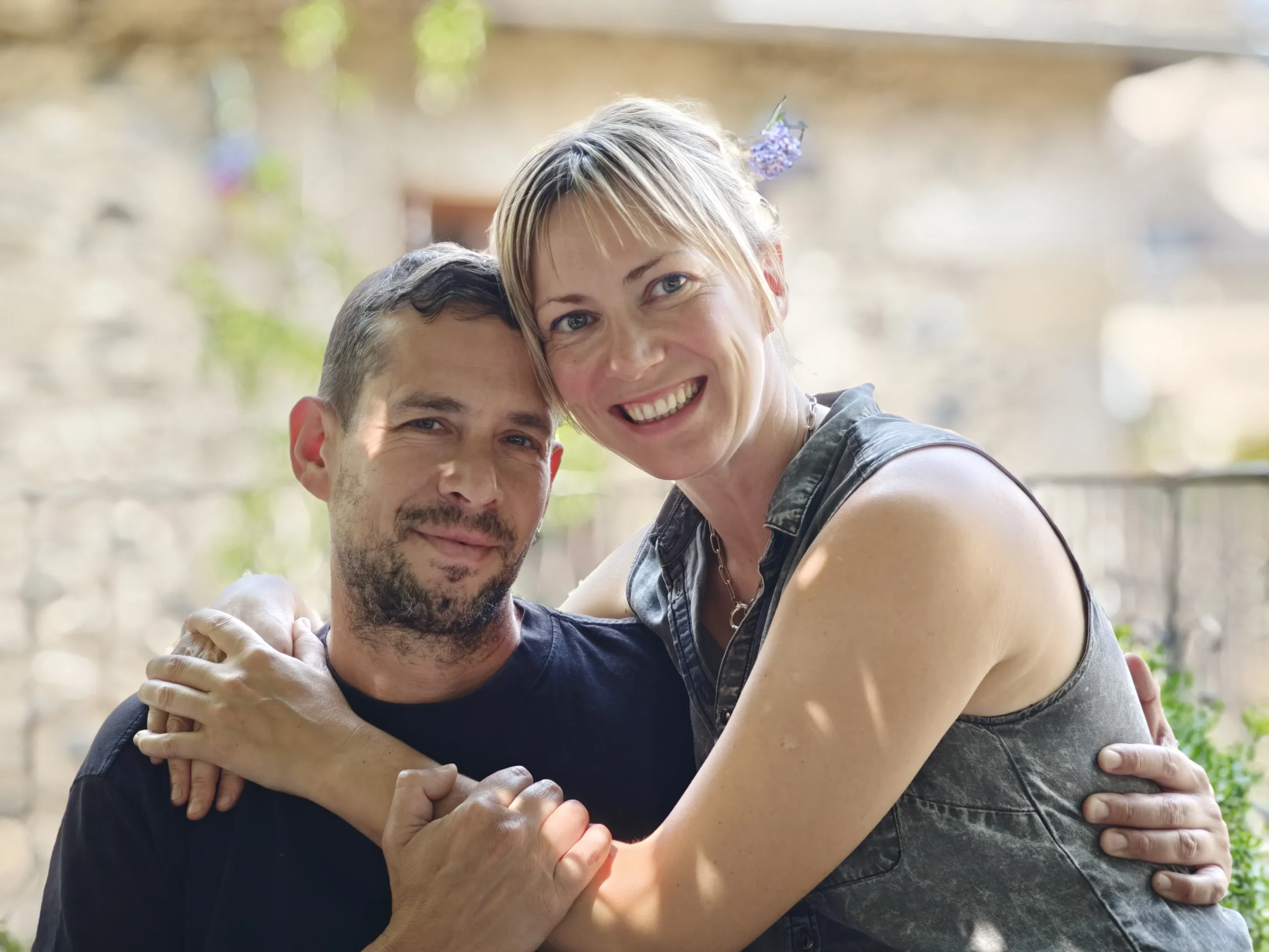 Village of Roussillon in Provence with ochre cliffs and colorful houses